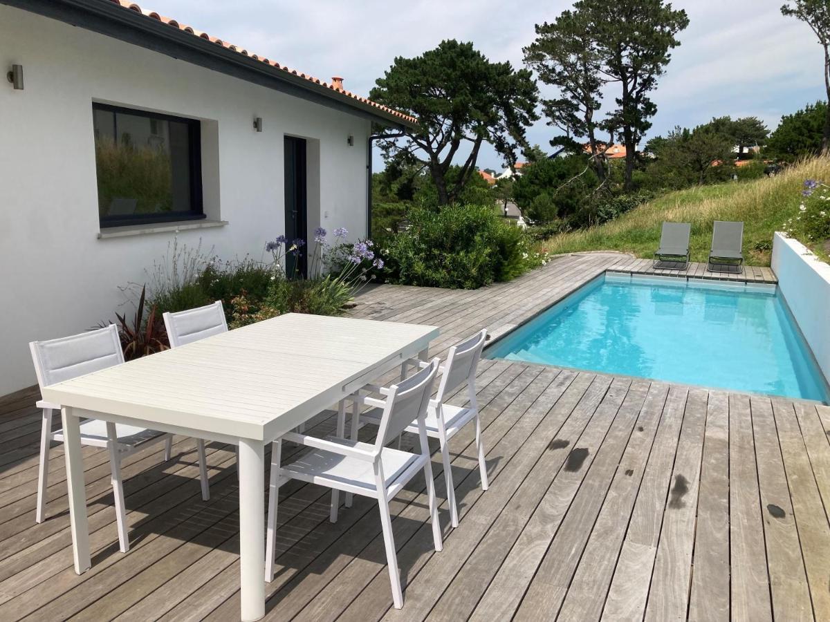 Villa Avec Piscine Privee, Vue Sur Mer Et Plage A Pied 800M Saint-Jean-de-Luz Exteriör bild