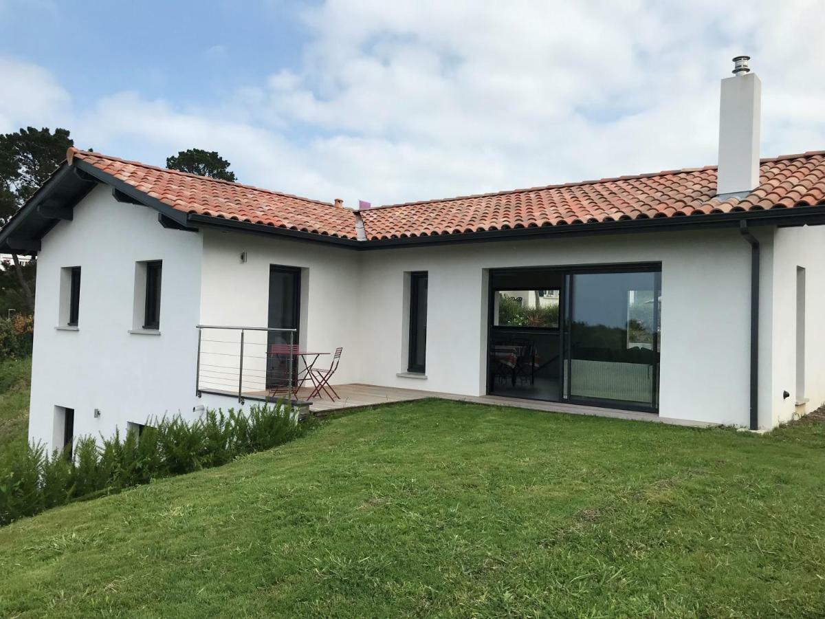 Villa Avec Piscine Privee, Vue Sur Mer Et Plage A Pied 800M Saint-Jean-de-Luz Exteriör bild